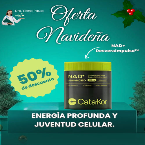 SUPLEMENTO NAD + RESVERATROL ADVANCED + ENVIO GRATIS