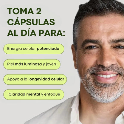 SUPLEMENTO NAD + RESVERATROL ADVANCED + ENVIO GRATIS