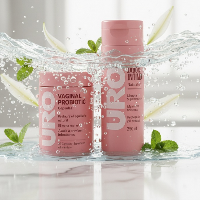 KIT DUO  URO CAPSULAS + JABON INTIMO